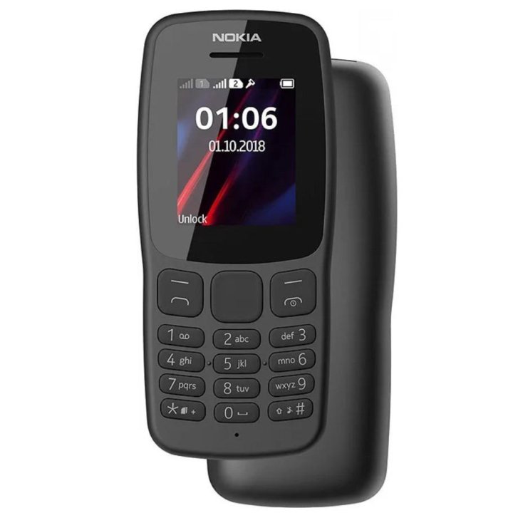 Телефон Nokia 106 кнопочный