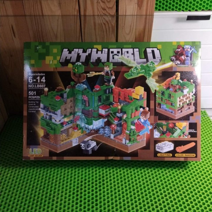 Конструктор lego minecraft -новый 501 д (Г1609)