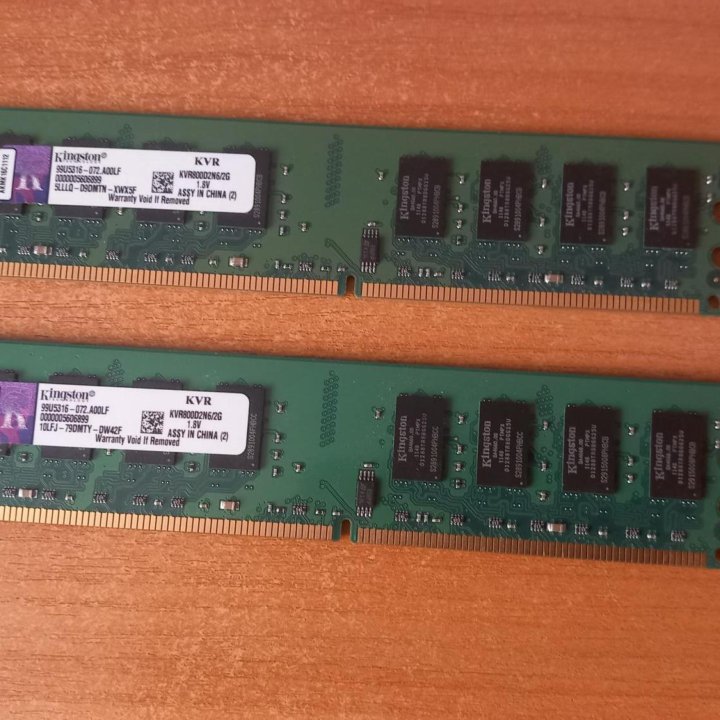 Комплект Kingston DDR2 4GB KVR800D2N6/2GB