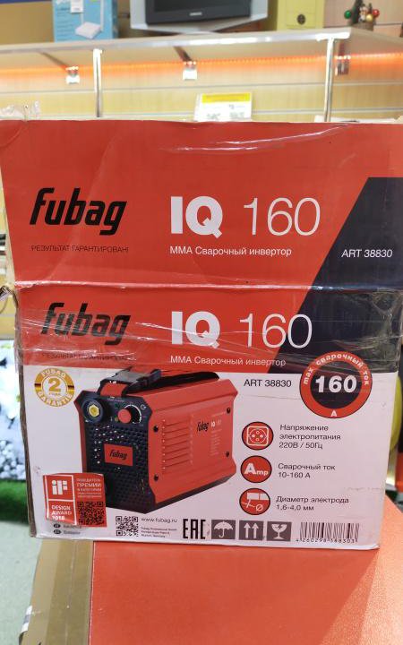 Сварочный аппарат - инвертор ММА Fubag IQ 160