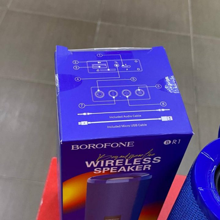 Колонки Bluetooth Borofone BR1, 10Вт, 1200мАч