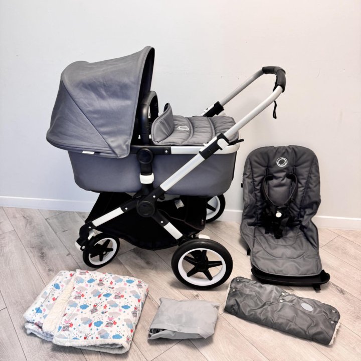 Коляска bugaboo fox 2 в 1 + допы