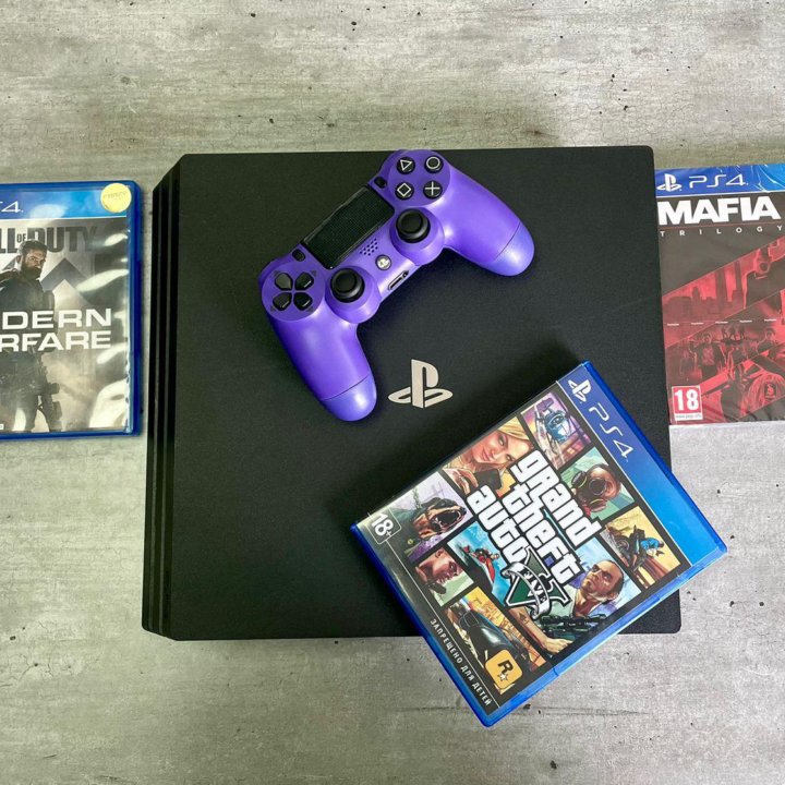 PlayStation 4 PRO + игры