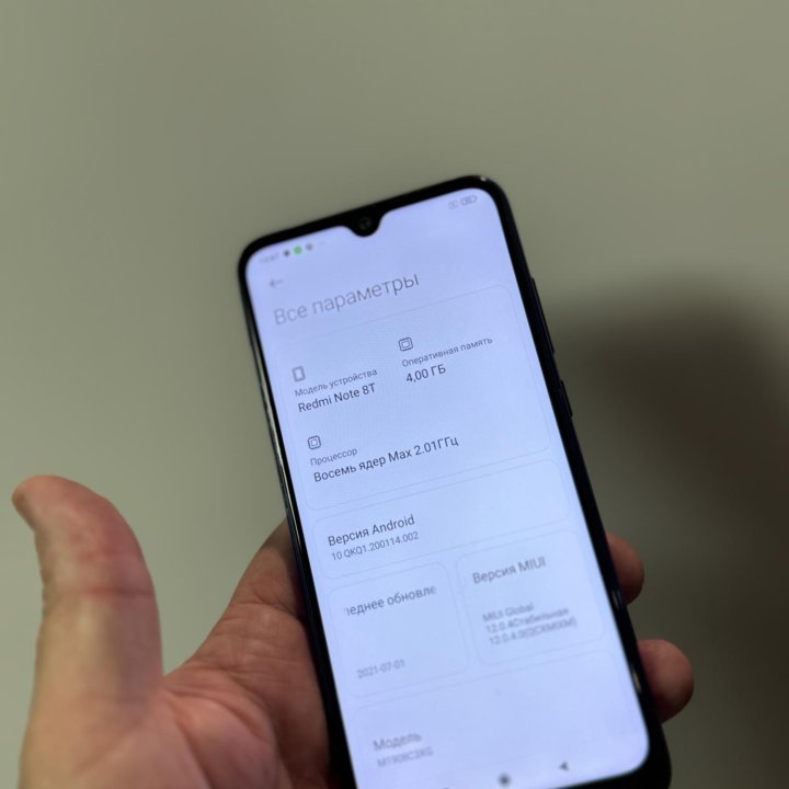 Продам Xiaomi Redmi Note 8T 4/64Gb