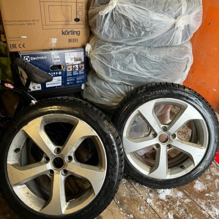 Литые диски golf gti (R17) + BridgeStone Blizzak