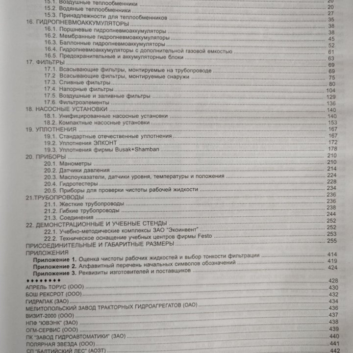 Гидрооборудование Свешников В.К.