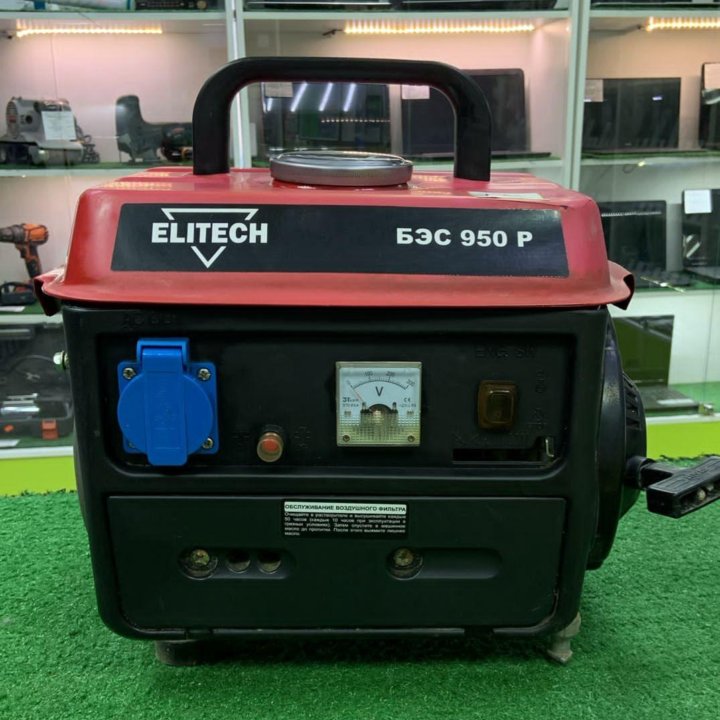 Бензогенератор Elitech БЭС 950 Р** т198601