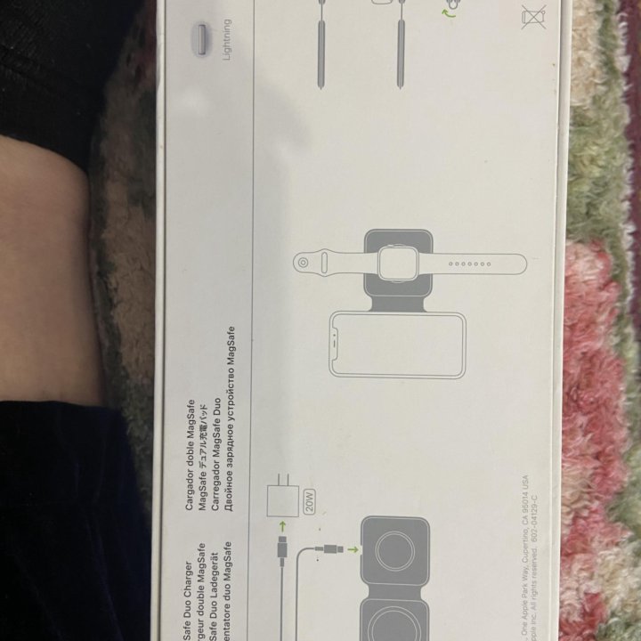 Без проводная зарядка MagSafe Duo Charger (apple)