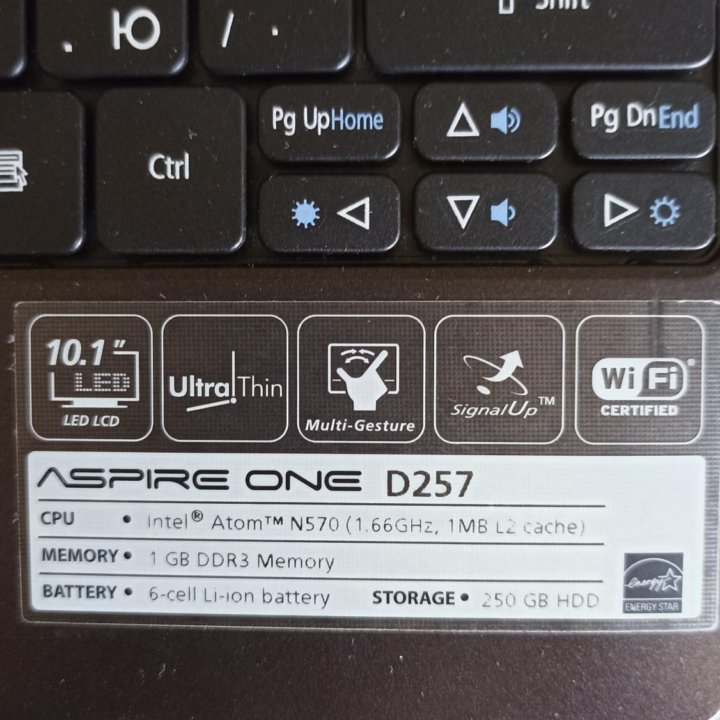 Acer aspire one d257