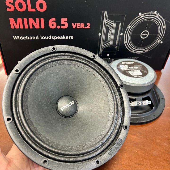 Динамики Pride Solo mini 6,5 v2 (100 Вт) 16,5 см