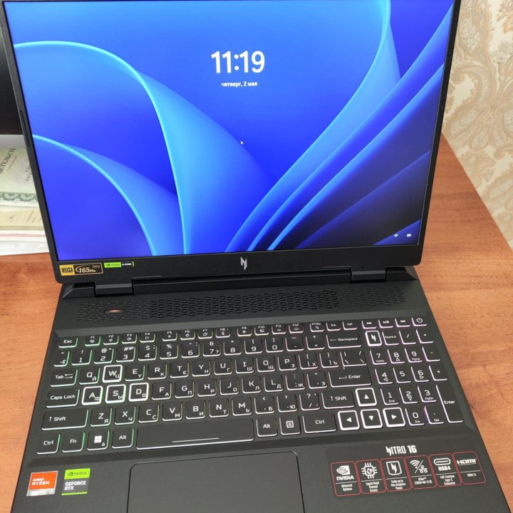 Продаю игровой ноутбук acer nitro 16 an16-41-r7x6