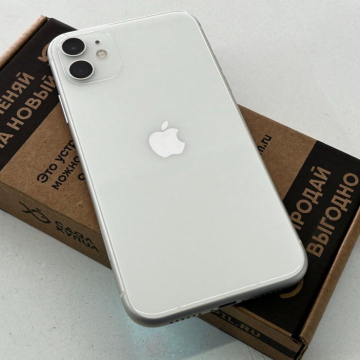 iPhone 11 128Gb White РСТ 1 физ сим + 1 eSIM