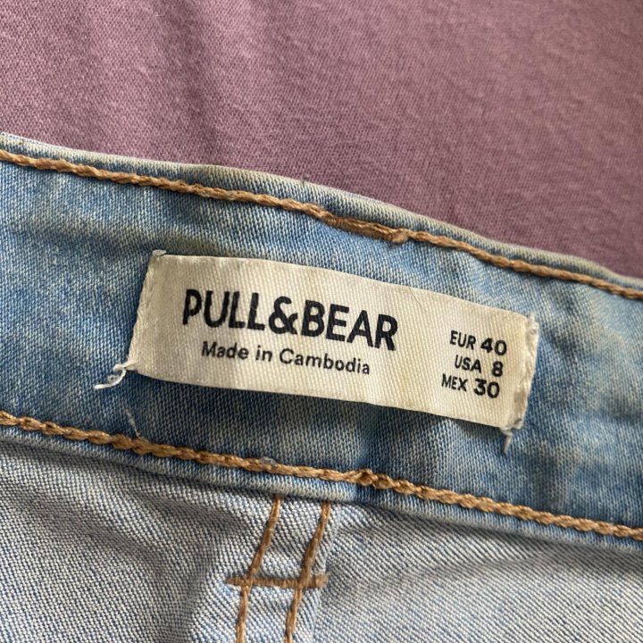 Джинсы скини pull&bear