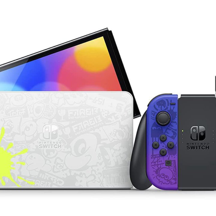 Nintendo Switch oled Splatoon 3 Edition + Игры