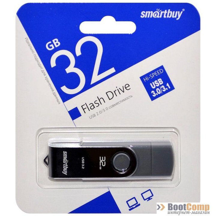 USB 3.0/3.1 Smartbuy 32GB Twist Dual Type-C/Type-A (SB032GB3DUOTWK)