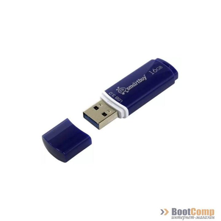 USB 3.0/3.1 Smartbuy 16GB Crown Blue (SB16GBCRW-Bl)