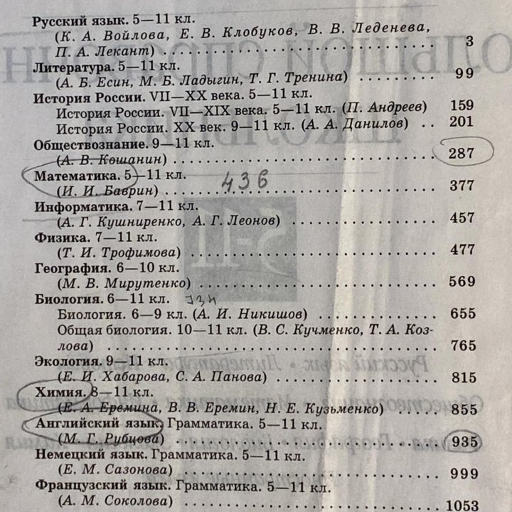 Справочник школьника: 5-11 классы