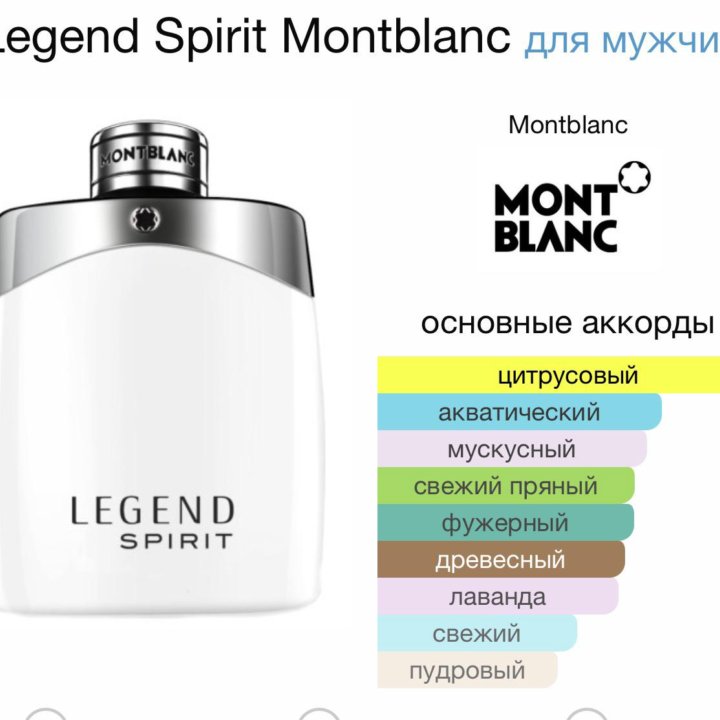 Мужские духи Legend Spirit Montblanc 100 мл.