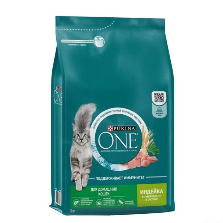 Сухой корм для кошек Purina ONE (Пурина ван) 3кг