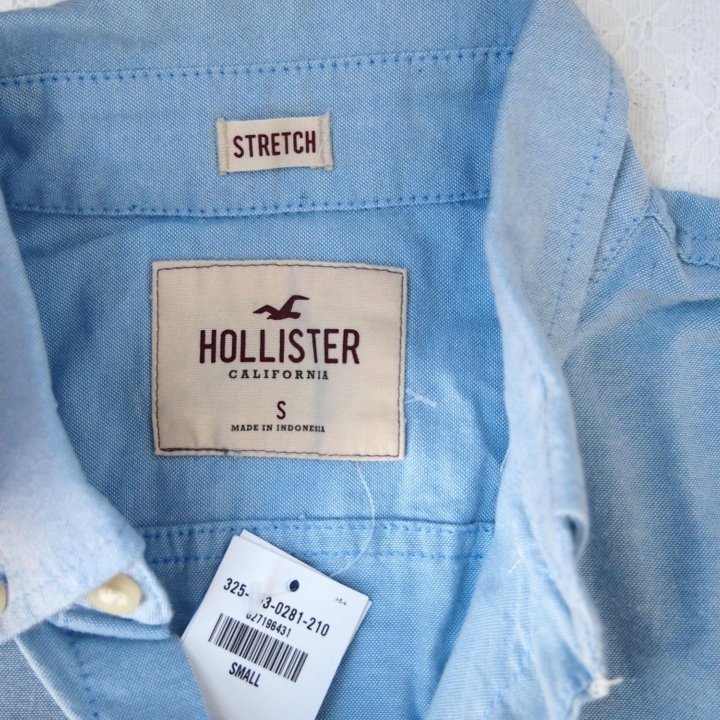 Рубашка мужская Hollister, размер S,новая с биркой