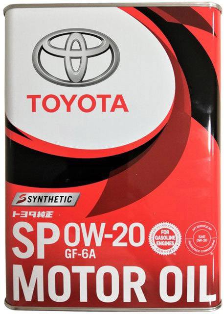 Toyota 0w20 SP/GF-6A