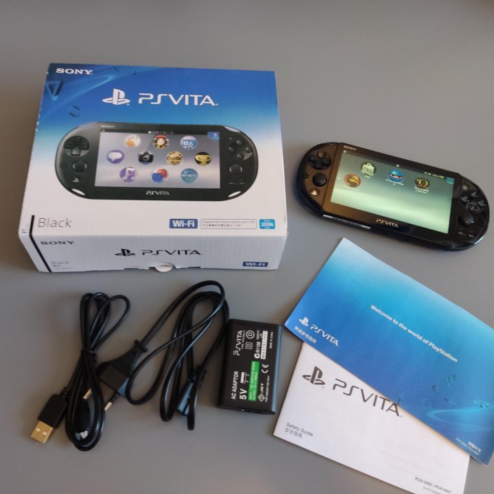 PS Vita Black Slim 32Gb+игры