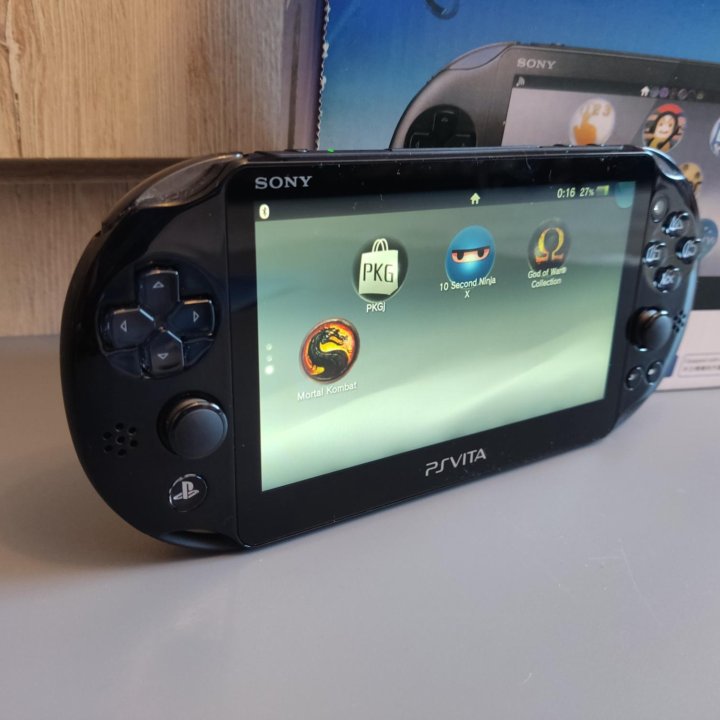 PS Vita Black Slim 32Gb+игры