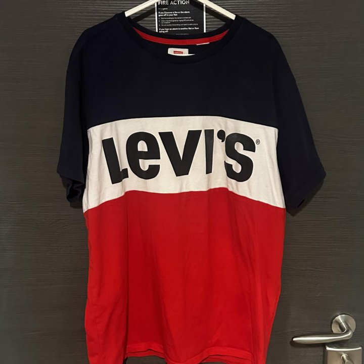 Футболка Levis Colorblock L 46 48 оригинал