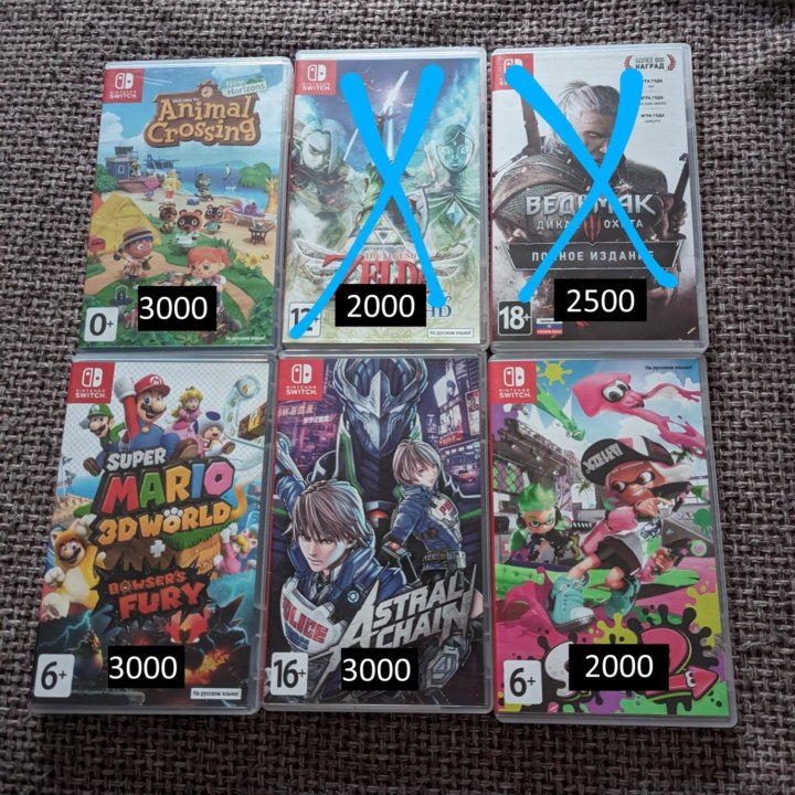 Игры Nintendo switch