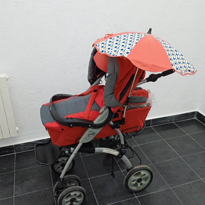 Chicco Детская Коляска Tech 6 WD, 2 в 1