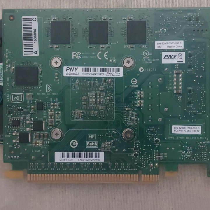 Видеокарта NVIDIA Quadro 2000