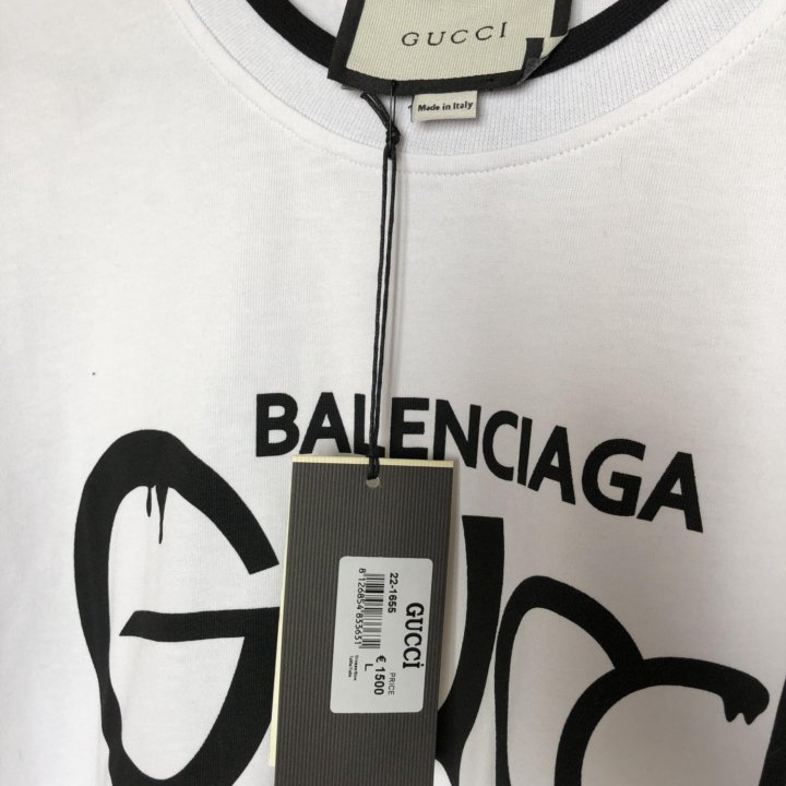 Футболка мужская Gucci & balenciaga