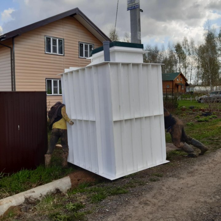 Пластиковый погреб и кессон (2 в 1)