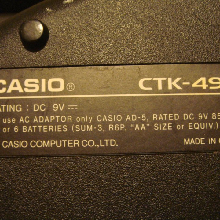 Синтезатор - Casio CTK - 495 A