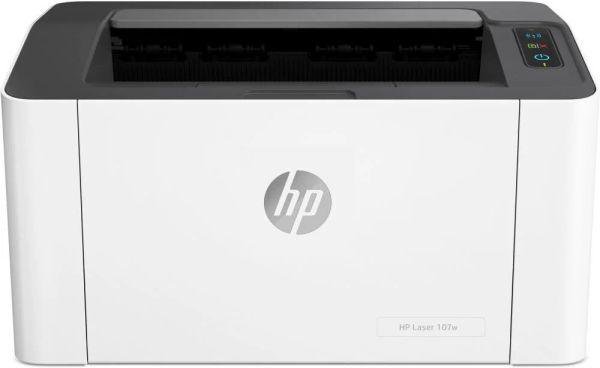 Принтер HP Laser 107w (4ZB78A) Белый