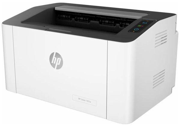 Принтер HP Laser 107w (4ZB78A) Белый