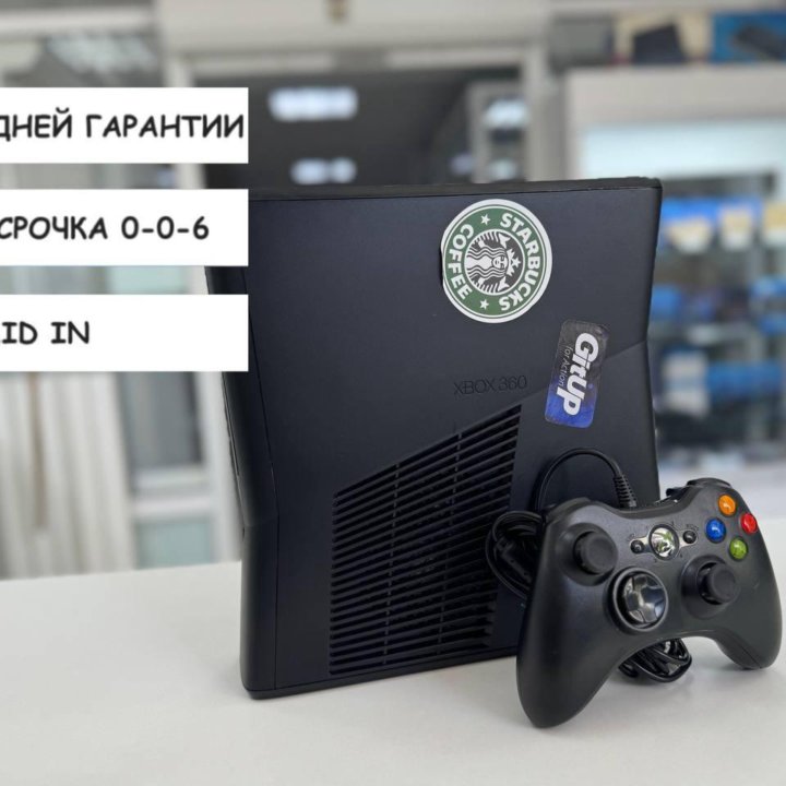 Xbox 360 + 1 пр/геймпад + 44 игры