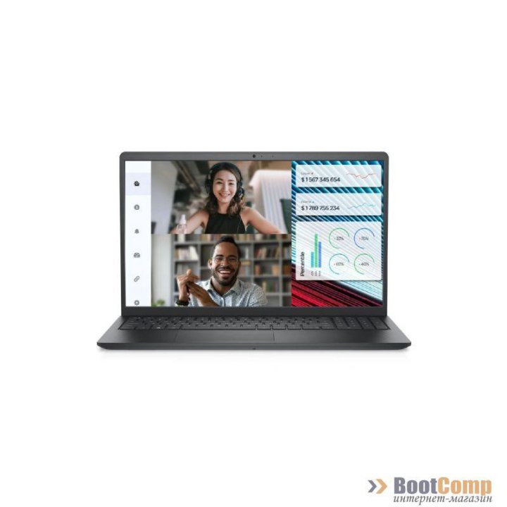 Ноутбук Dell Vostro 3520 15.6/FHD/i5-1135G7/8GB/512GB/SSD/Ubuntu