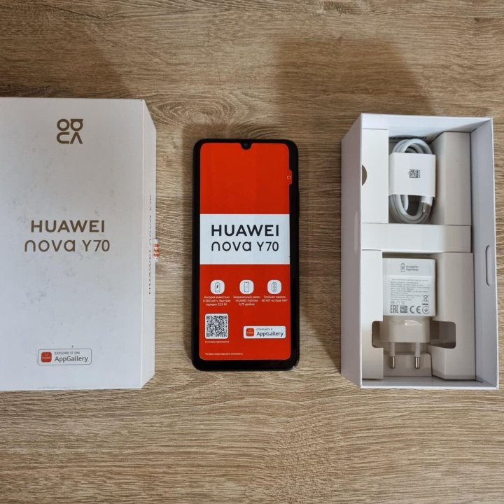 HUAWEI NOVA Y70.НОВЫЙ.128 ГБ.