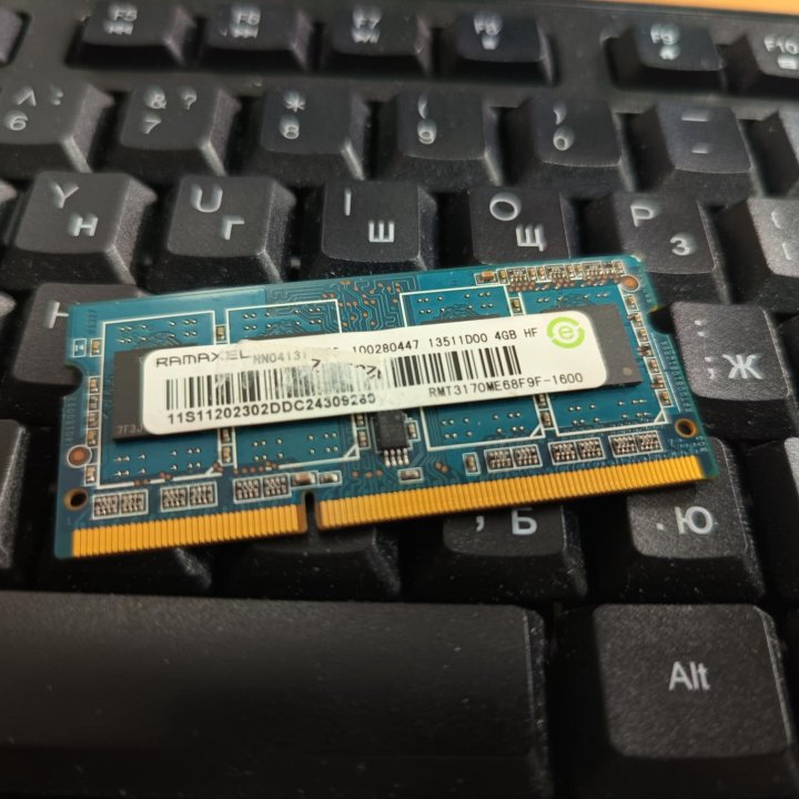 DDR3L 4GB память для ноутбука