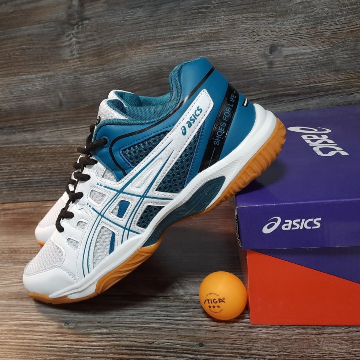 Кроссовки Asics для тенниса артикул 2219 белый/син