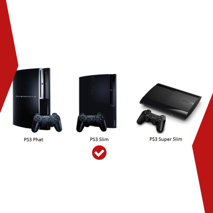 Sony PlayStation 3 Slim [PS3] 1 Геймпад, 100 Игр