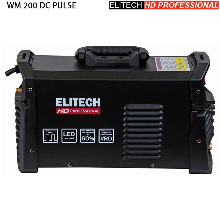 Сварочный инвертор TIG Elitech HD WM 200 DC PULSE