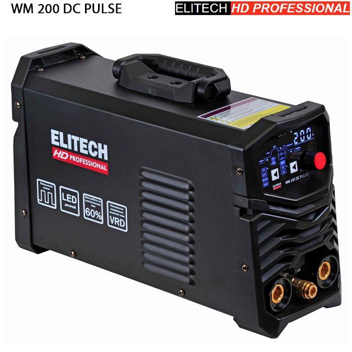 Сварочный инвертор TIG Elitech HD WM 200 DC PULSE