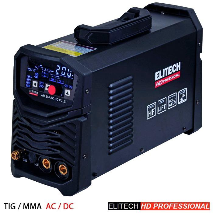 Сварочный инвертор Elitech HD WM 200 AC-DC PULSE