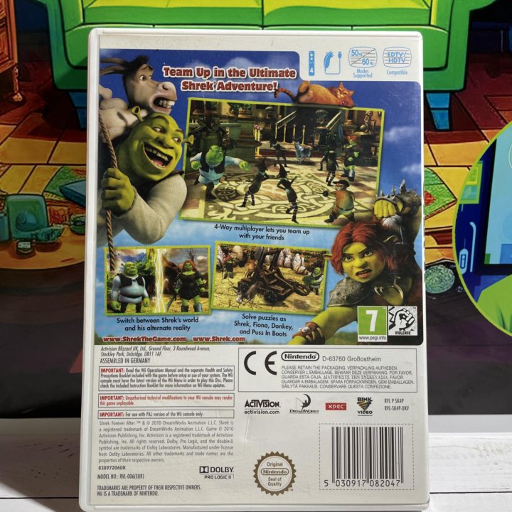 Shrek Forever after Шрэк навсегда Игра Wii