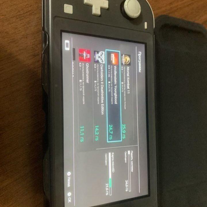 Nintendo switch lite 32+128