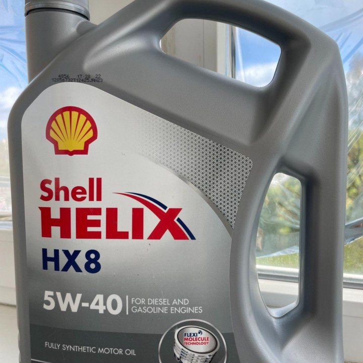 Моторное масло Shell helix HX8 5W40 4л