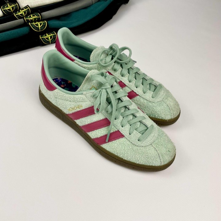 Adidas Munchen Hazy Green/Pink/Gold