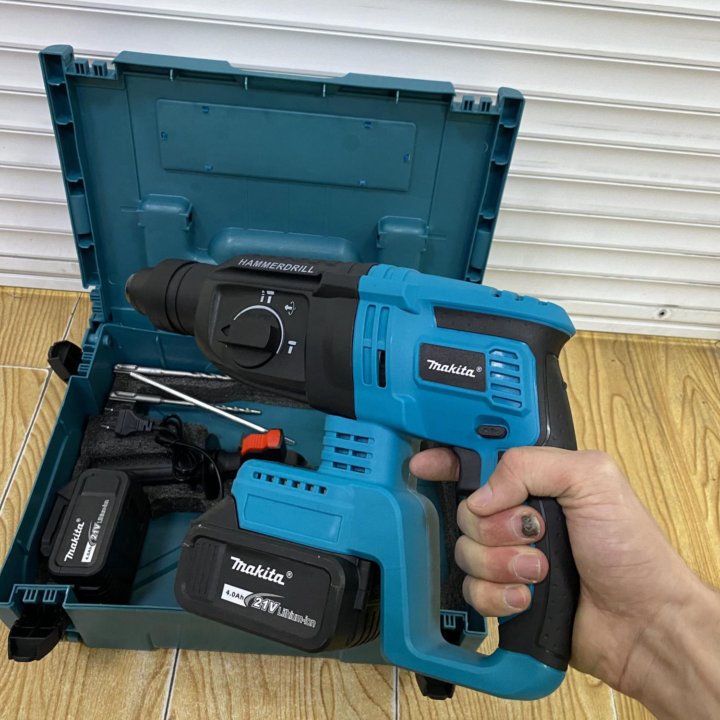 Аккумуляторный перфоратор makita, акамулятор 21V